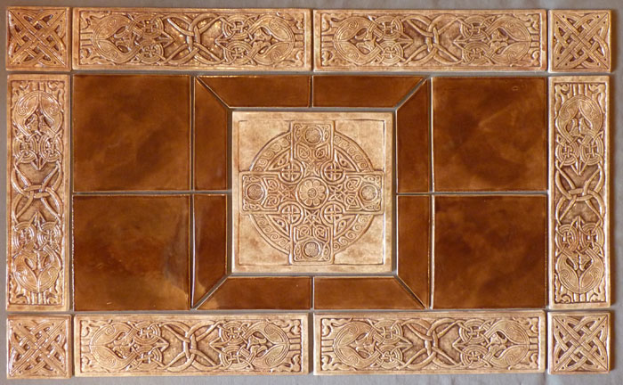 ceramic celtic tile set
