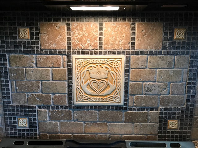 handmade ceramic tile